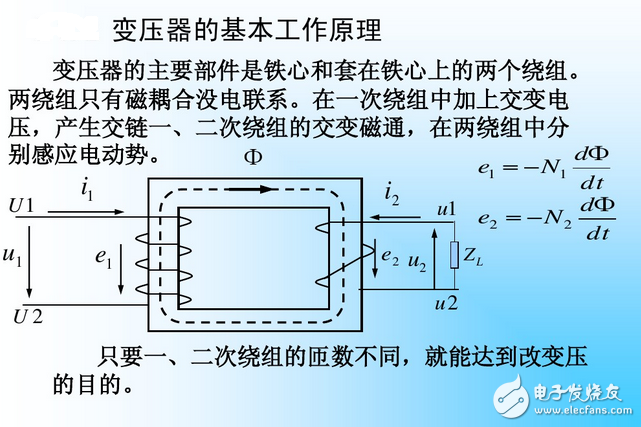 升壓變壓器原理圖