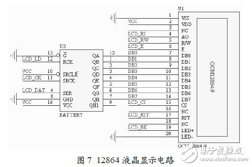 12864液晶顯示電路