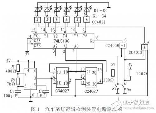 汽車尾燈邏輯檢測裝置的設(shè)計(jì)