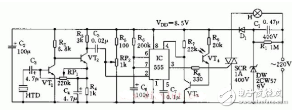 聲光控制電路圖大全（聲光控節(jié)能燈/延時(shí)節(jié)電燈/聲光控樓梯延遲開關(guān)電路）